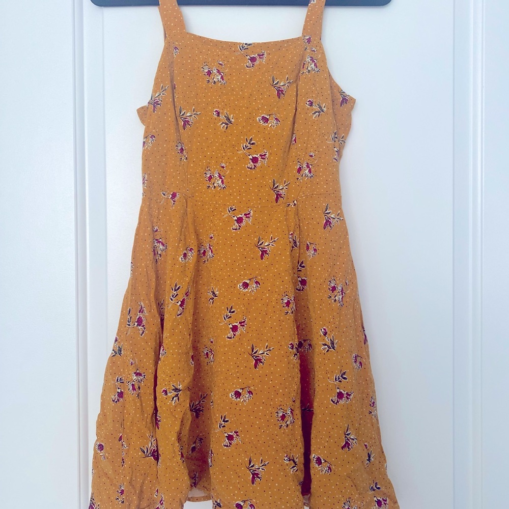 Fall floral sundress